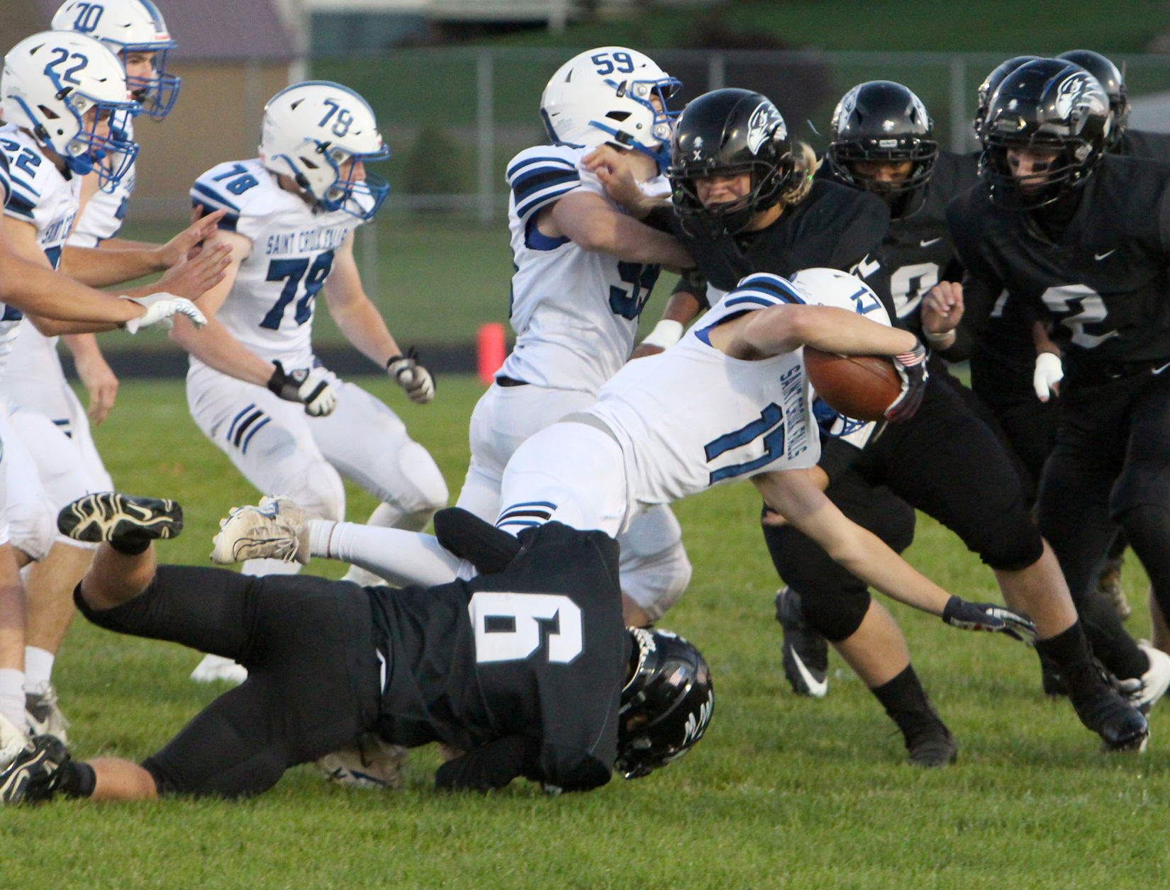 Saint Croix Falls at Bloomer football 9-24-21